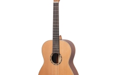 Chitară clasică stângaci Ortega Family Series Classical Guitar 7/8 Lefty - Natural Cedar + Bag