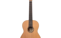 Chitară clasică stângaci Ortega Family Series Classical Guitar 7/8 Lefty - Natural Cedar + Bag