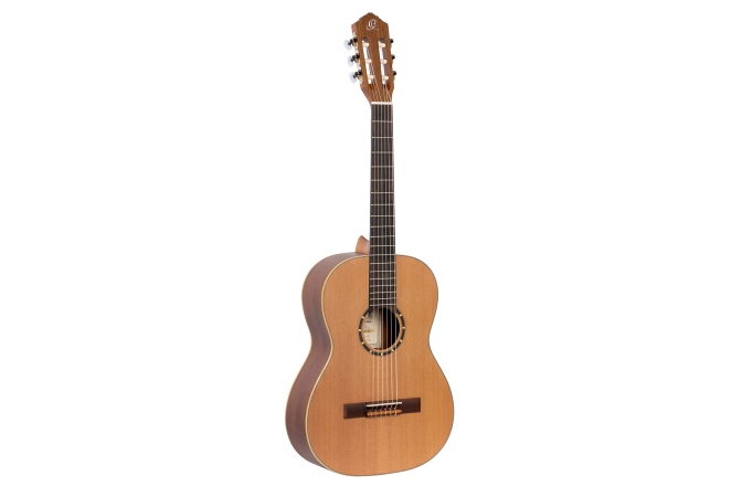 Chitară clasică stângaci Ortega Family Series Classical Guitar 7/8 Lefty - Natural Cedar + Bag