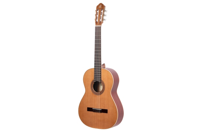 Chitară clasică stângaci Ortega Traditional Series Classical Guitar  4/4 Lefty Made in Spain - Natural Cedar + Bag