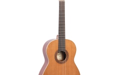 Chitară clasică stângaci Ortega Traditional Series Classical Guitar  4/4 Lefty Made in Spain - Natural Cedar + Bag