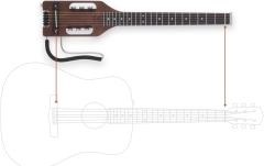 Chitară elctro-acustică Traveler Guitar  - Ultra-Light Acoustic - Antique Brown