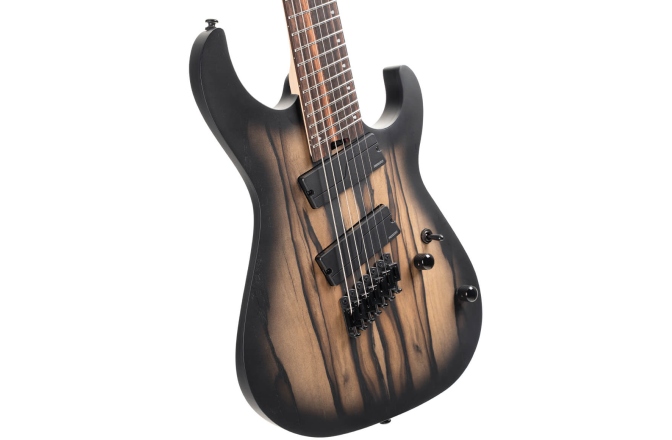 Chitară electrică 7 corzi Cort KX507MS - Natural Black Burst