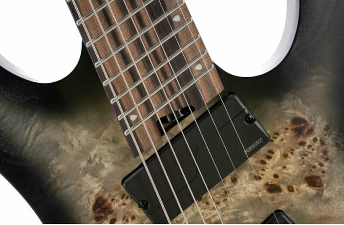 Chitară Electrică 7 Corzi Cort KX507MS - Star Dust Black