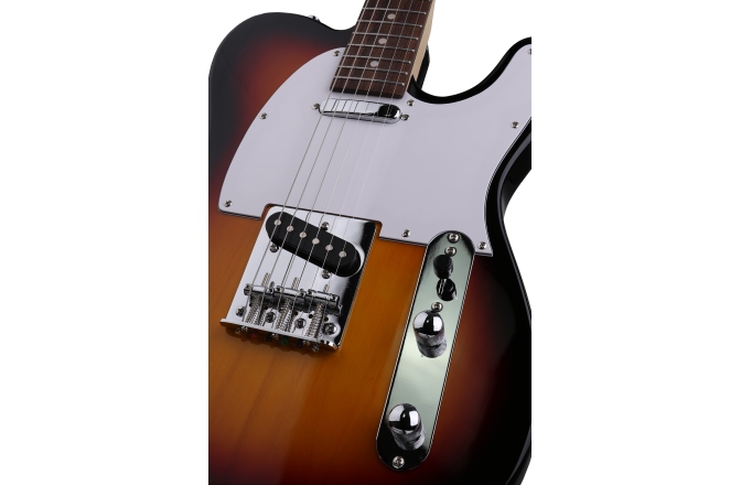 Chitară electrică Arrow Telico TL 11 Dark Sunburst Rosewood/White