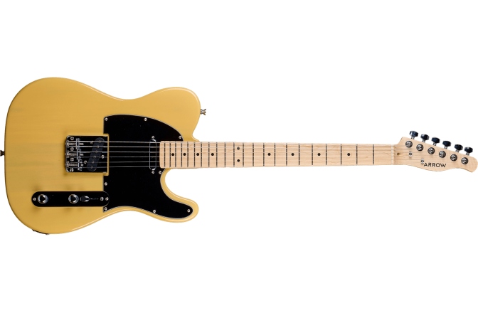 Chitară electrică  Arrow Telico TL 11 Peanut Butter Maple/Black