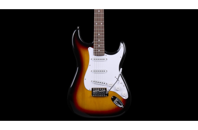 Chitară electrică Arrow Tonecaster ST 111 Amburst Rosewood/White