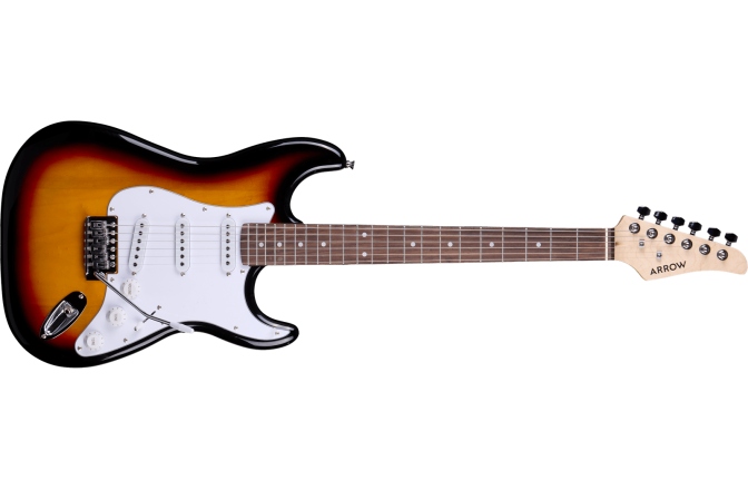 Chitară electrică Arrow Tonecaster ST 111 Amburst Rosewood/White