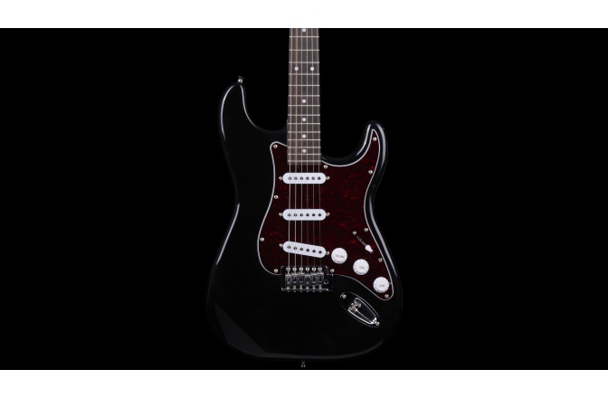 Chitară electrică Arrow Tonecaster ST 111 Deep Black Rosewood/T-shell
