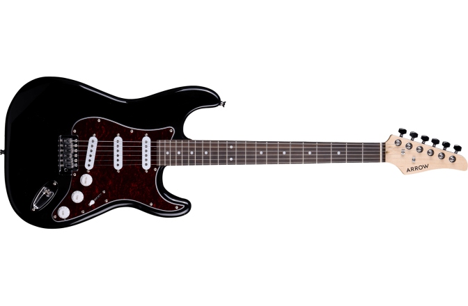 Chitară electrică Arrow Tonecaster ST 111 Deep Black Rosewood/T-shell