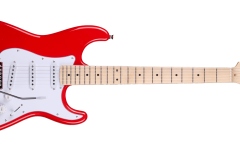 Chitară electrică Arrow Tonecaster ST 111 Diamond Red Maple/White