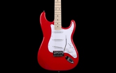 Chitară electrică Arrow Tonecaster ST 111 Diamond Red Maple/White