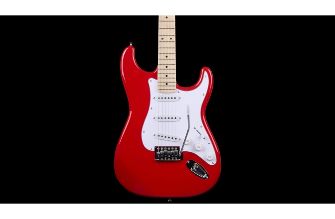Chitară electrică Arrow Tonecaster ST 111 Diamond Red Maple/White