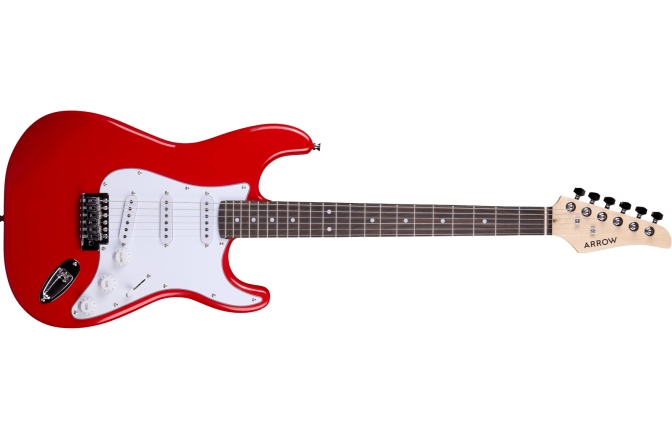 Chitară electrică Arrow Tonecaster ST 111 Diamond Red Rosewood/White