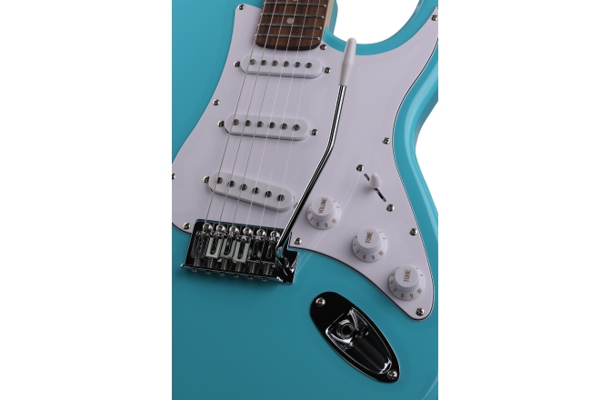 Chitară electrică Arrow Tonecaster ST 111 Green Rosewood/White