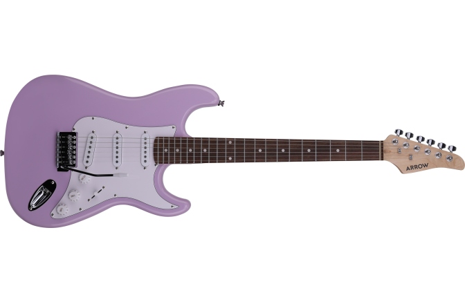 Chitară electrică Arrow Tonecaster ST 111 Pink Rosewood/White