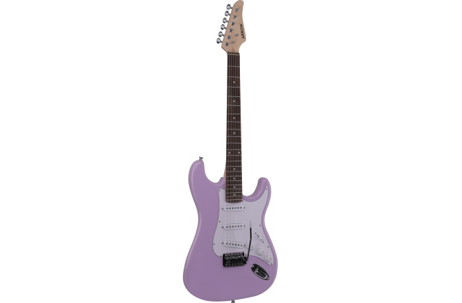 Chitară electrică Arrow Tonecaster ST 111 Pink Rosewood/White