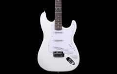 Chitară electrică Arrow Tonecaster ST 111 Snow White Rosewood/White