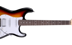 Chitară electrică Arrow Tonecaster ST 211 Amburst Rosewood/White