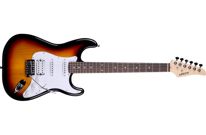 Chitară electrică Arrow Tonecaster ST 211 Amburst Rosewood/White