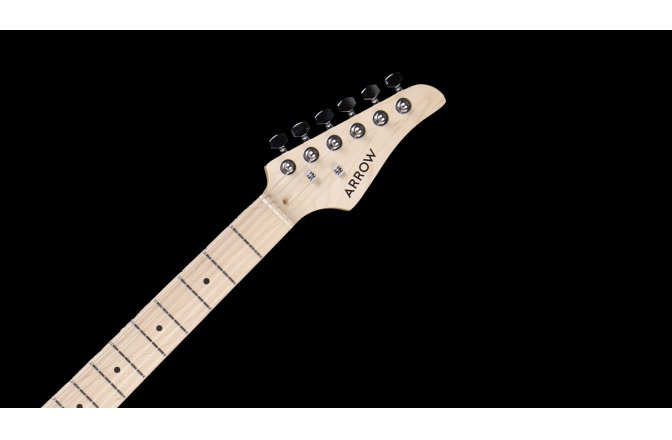 Chitară electrică Arrow Tonecaster ST 211 Deep Black Maple/T-shell