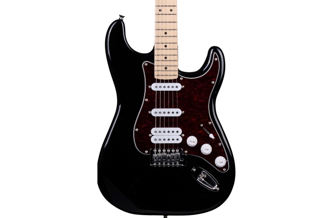 Chitară electrică Arrow Tonecaster ST 211 Deep Black Maple/T-shell