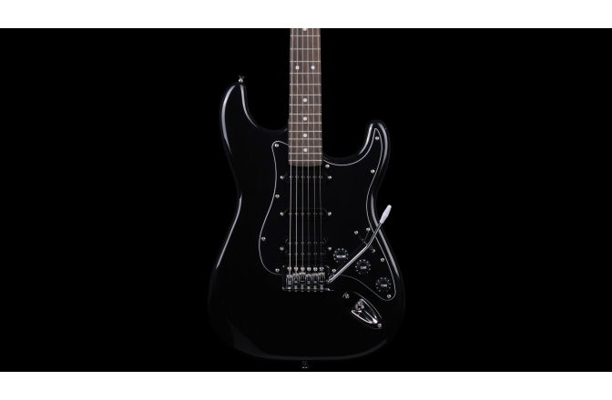 Chitară electrică Arrow Tonecaster ST 211 Deep Black Rosewood/Black