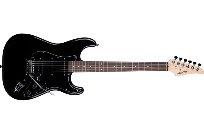 Chitară electrică Arrow Tonecaster ST 211 Deep Black Rosewood/Black