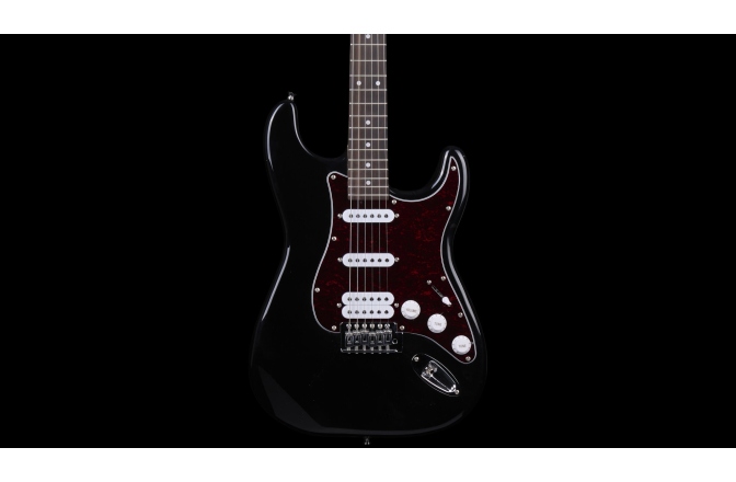 Chitară electrică Arrow Tonecaster ST 211 Deep Black Rosewood/T-shell