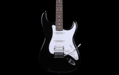 Chitară electrică Arrow Tonecaster ST 211 Deep Black Rosewood/White