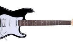 Chitară electrică Arrow Tonecaster ST 211 Deep Black Rosewood/White