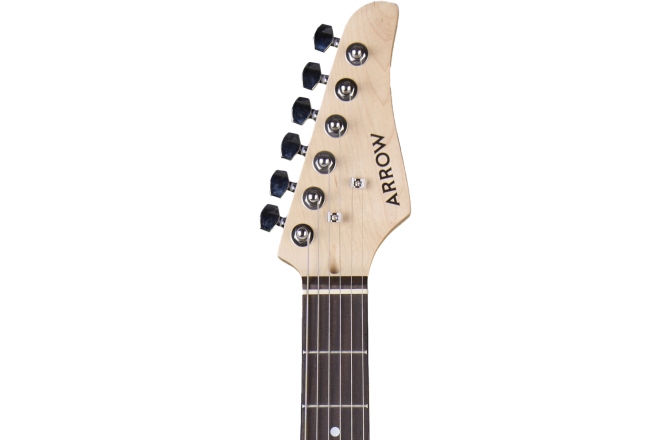 Chitară electrică Arrow Tonecaster ST 211 Deep Black Rosewood/White