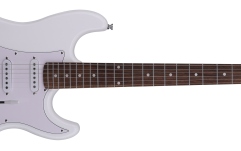 Chitară electrică Arrow Tonecaster ST 211 Snow White Rosewood/White