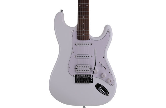 Chitară electrică Arrow Tonecaster ST 211 Snow White Rosewood/White