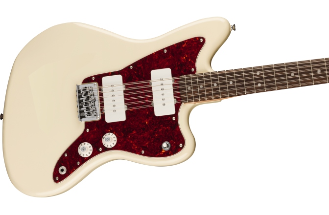 Chitară Electrică cu 12 Corzi Fender Squier Paranormal Jazzmaster XII Laurel Fingerboard Tortoiseshell Pickguard Olympic White