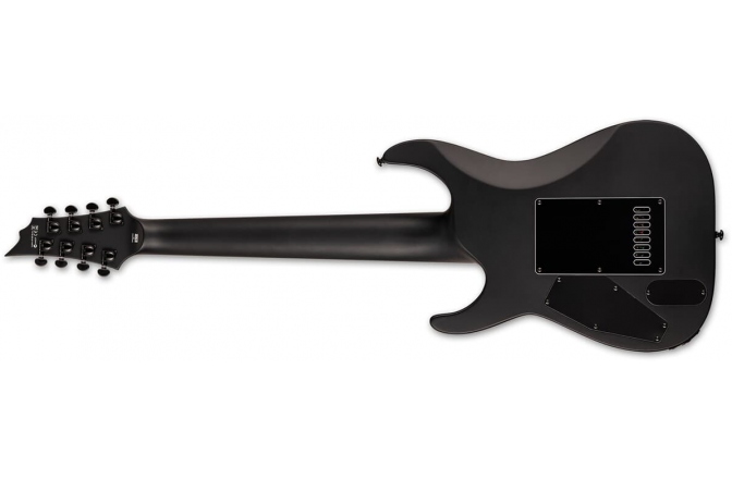 Chitară electrică cu 8 corzi ESP LTD H-1008 Baritone Evertune BLKS