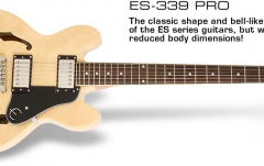 Chitară electrică Epiphone ES-339 PRO NA