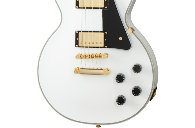 Chitară electrică Epiphone Les Paul Custom Alpine White