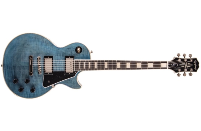 Chitară electrică Epiphone Les Paul Custom Figured Transparent Blue