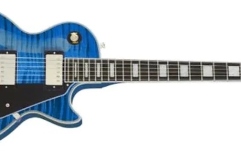 Chitară electrică Epiphone Les Paul Custom Figured Transparent Blue Incl. Premium Gig Bag