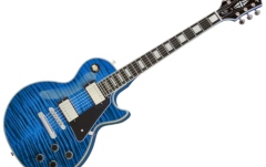 Chitară electrică Epiphone Les Paul Custom Figured Transparent Blue Incl. Premium Gig Bag