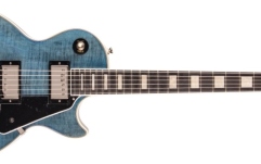 Chitară electrică Epiphone Les Paul Custom Figured Transparent Blue Incl. Premium Gig Bag