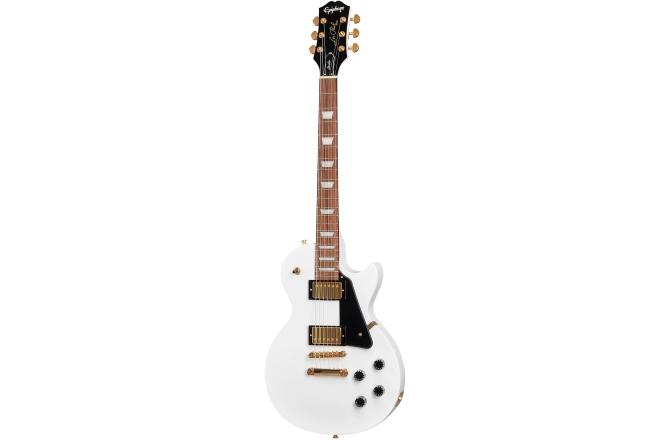 Chitară electrică Epiphone Les Paul Studio Gold Hardware Alpine White