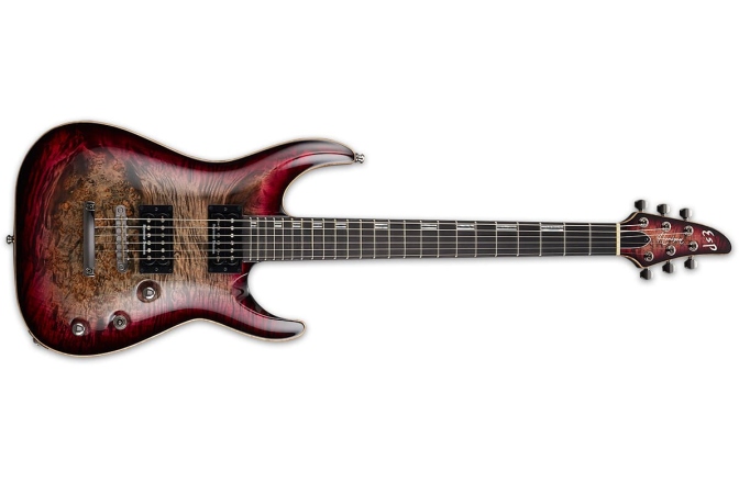 Chitară Electrică ESP HORIZON NT CTM SEE THRU RED BURST