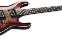 Chitară Electrică ESP HORIZON NT CTM SEE THRU RED BURST
