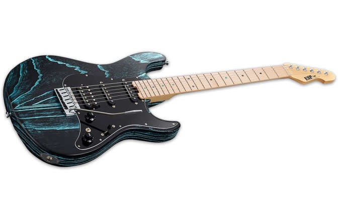 Chitară Electrică ESP SNAPPER CTM MAPLE DRIFT BLACK BLUE FILLER