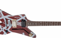 Chitară Electrică EVH Striped Series Shark Pau Ferro FB with Silver Stripes