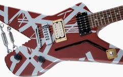 Chitară Electrică EVH Striped Series Shark Pau Ferro FB with Silver Stripes