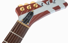 Chitară Electrică EVH Striped Series Shark Pau Ferro FB with Silver Stripes