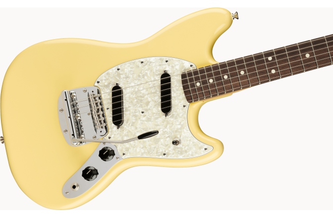 Chitară Electrică Fender American Performer Mustang RW Vintage White